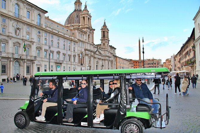 Highlights of Rome: Golf Cart Tour with Artisanal Gelato Tasting - Starting Point Near Rome’s Public Transport Hub