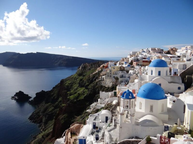Highlights of Santorini - Visiting Pyrgos: The Venetian-Style Village and Castle Ruins