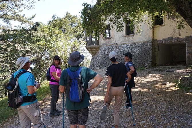 Hiking Profitis Ilias Mountain - pick up service available - A Short Break and a Tasty Snack at the Summit