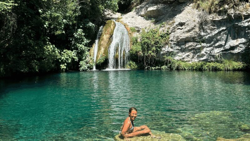 Hiking Tour Exploring Enchanting Waterfalls of the Pyrenees - The Stunning Emerald Waterfall of Sant Aniol dAguja