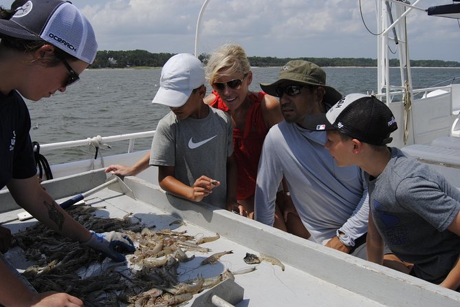Hilton Head Shrimp Trawling Boat Cruise - The Crew and Guide Interaction