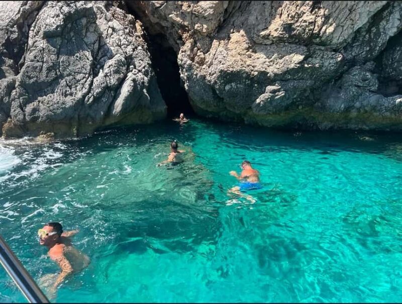 Himare: Catamaran Boat Trip with Swimming Stops - Starting Point at Himare Mini Dock