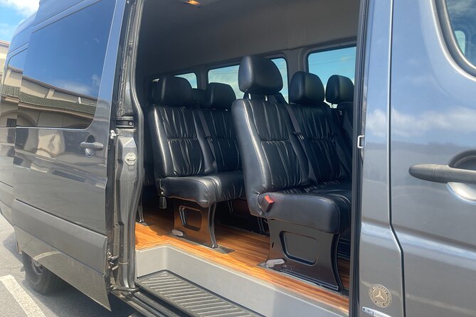 HNL Airport & Waikiki Private Transfer by Brand New Mercedes Van - Optional Orchid Lei Greeting Service