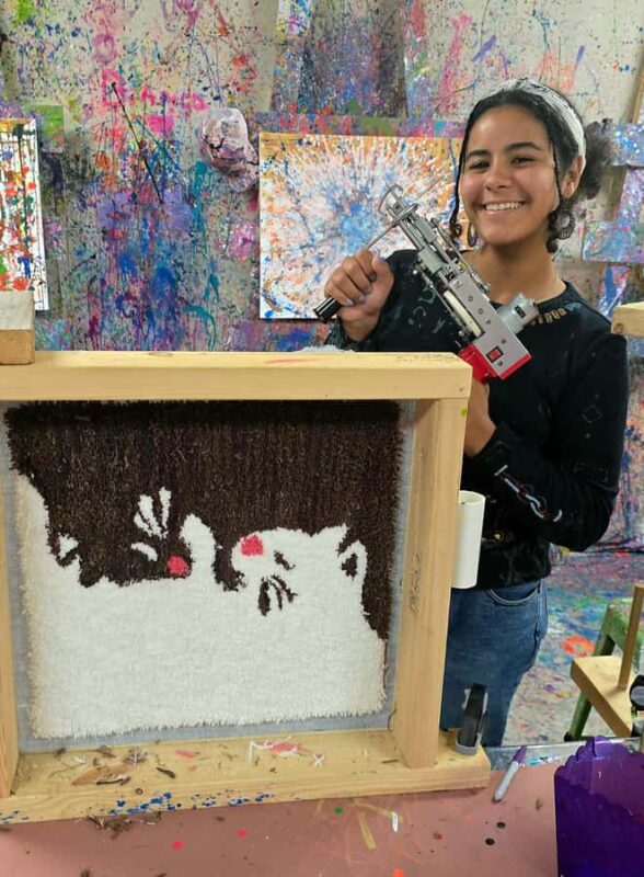 Hobe Sound, FL: Rug Tufting Workshop - Demonstration of Tufting Gun Operation and Safety