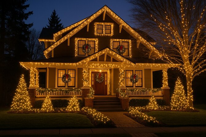 Holiday Lights Golf Cart Ride in Downtown St. Petersburg - Starting Point at Vinoy Park Sets a Festive Tone