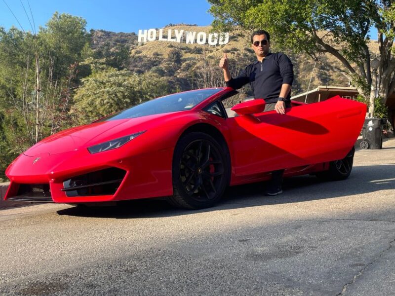 Hollywood Sign 30 Min Lamborghini tour (Drive or Be driven) - Exploring Hollywood’s Most Iconic Streets