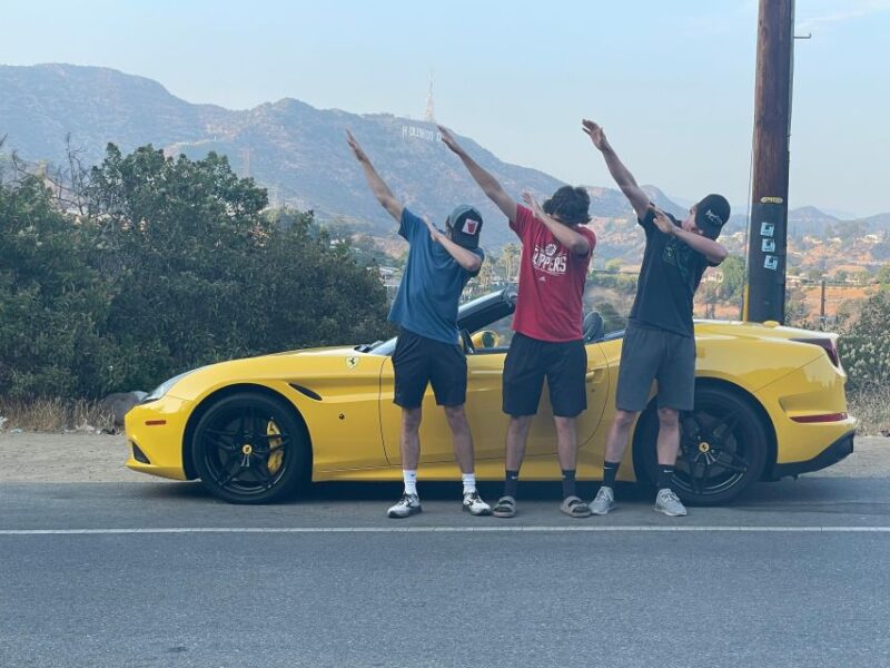 Hollywood Sign 50 Min Ferrari tour (drive or be driven) - Flexibility and Cancellation Policies