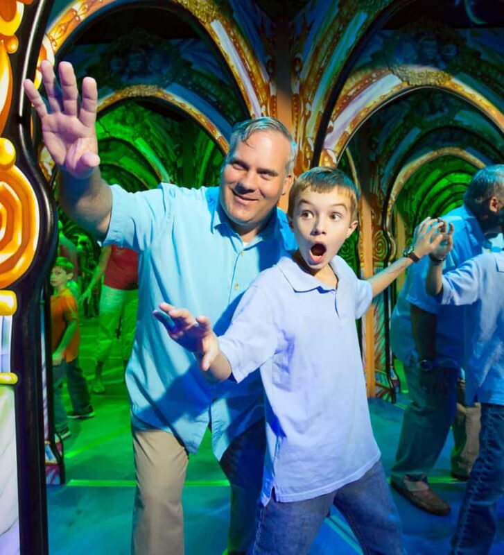 Hollywood Wax Museum All Access Pass - Navigating the Princess Hannah Mirror Maze