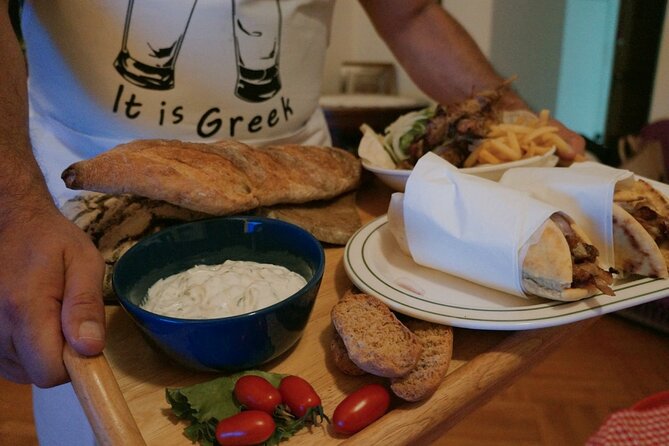 Homemade Gyro and Souvlaki with Dionisis and Eleni - Exploring Dionisis’s Home and the Hosts’ Hospitality