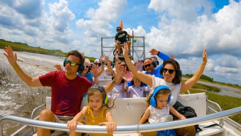 Homestead: Everglades Alligator Farm Entry and Airboat Ride - The Thrill of the High-Speed Airboat Ride