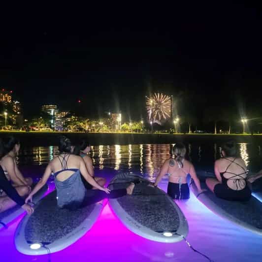 Honolulu: Fireworks Glow and Flow Yoga Class - The Fireworks Display from the Water