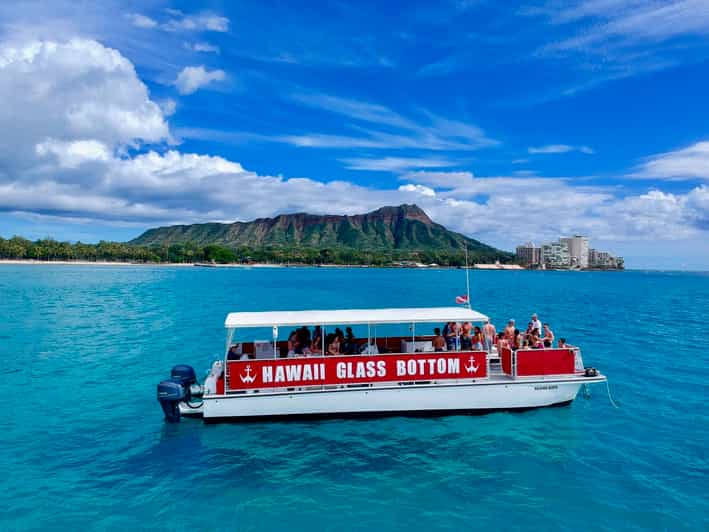 Honolulu: Glass Bottom Boat Tour along Oahu's South Shore - The View of Honolulu and Diamond Head from the Water