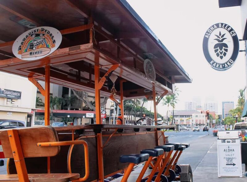 Honolulu: Kaka'ako Brewery Tour by 15-Passenger Bike - Physical Activity and Comfort