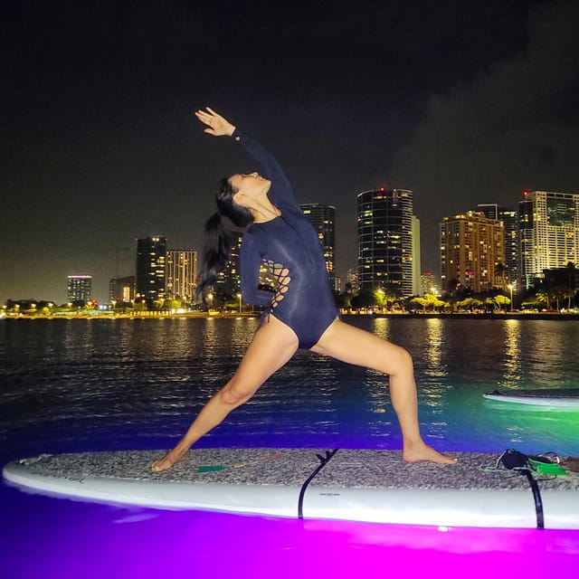 Honolulu: Night SUP Yoga Class - What You Need to Bring and What’s Included