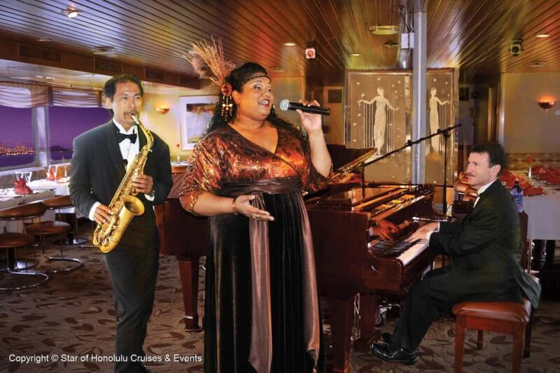 Honolulu: Nova Five Star Sunset Dinner Cruise with Live Jazz - Key Points