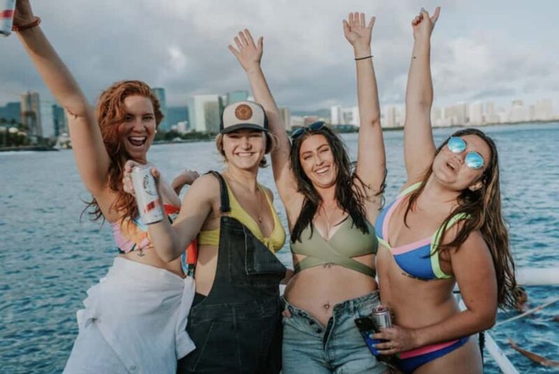 Honolulu: Paradise Waikiki Sunset Cruise - Swimming in Hawaiian Waters (Weather Permitting)