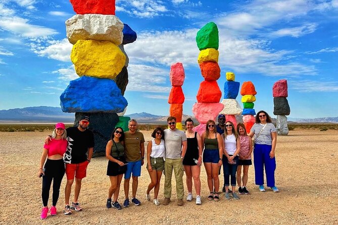 Hoover Dam Walk-On-Top Tour w/ Seven Magic Mountains & Vegas Sign - Exploring the Seven Magic Mountains Art Installation