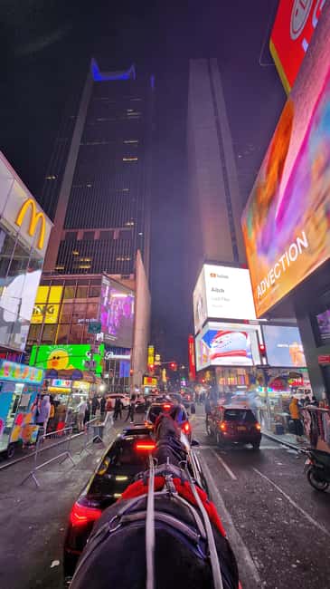 Horse Carriage Ride at Rockefeller Center & Times Square - The Dazzling Lights of Times Square