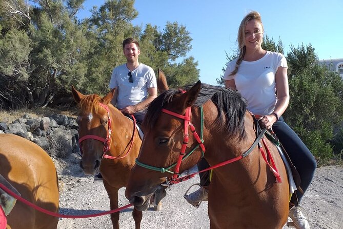Horse Riding--Explore secret Thera - Key Points