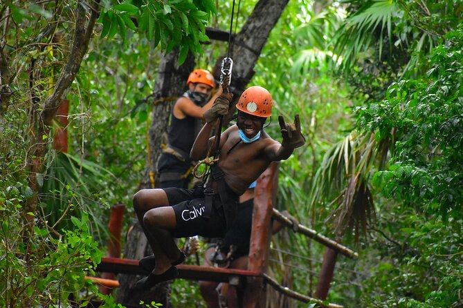Horseback, ATV´s, Ziplines, Cenote, Hanging bridge Lunch and Round Trip Included - The Sacred Cenote Swim and Jump Adventure