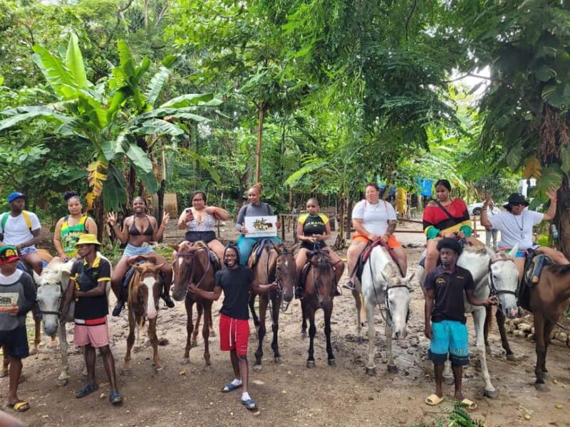 Horseback Ride, Blue Hole, Secret Falls & River Tubing Tour - River Tubing Through the Rainforest