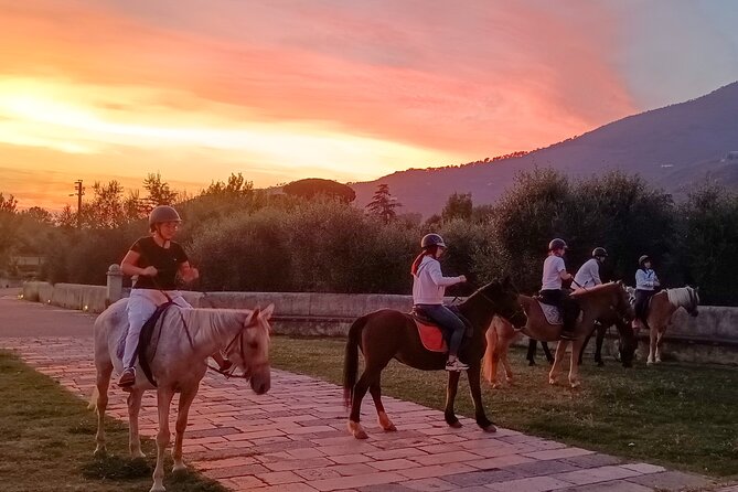 Horseback riding at sunset 1 hour at the Certosa di Pisa - The Route and Main Highlights of the Tour