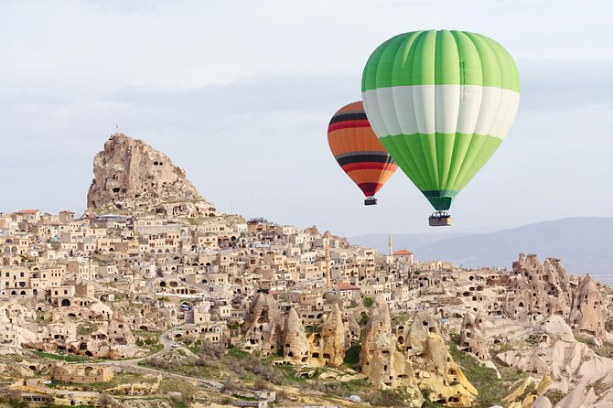 Hot Air Balloon, Best of Red and Green Guided 1-Day Tour - Exploring Pigeon Valley, Devrent Valley, and the Rock Formations