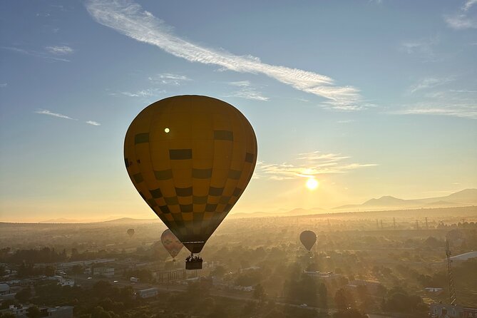 Hot Air Balloon Flight - Experience a Memorable Hot Air Balloon Flight Over Teotihuacan