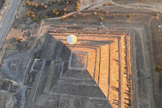 Hot Air Balloon Flight - The Flight Path Over the Teotihuacan Valley