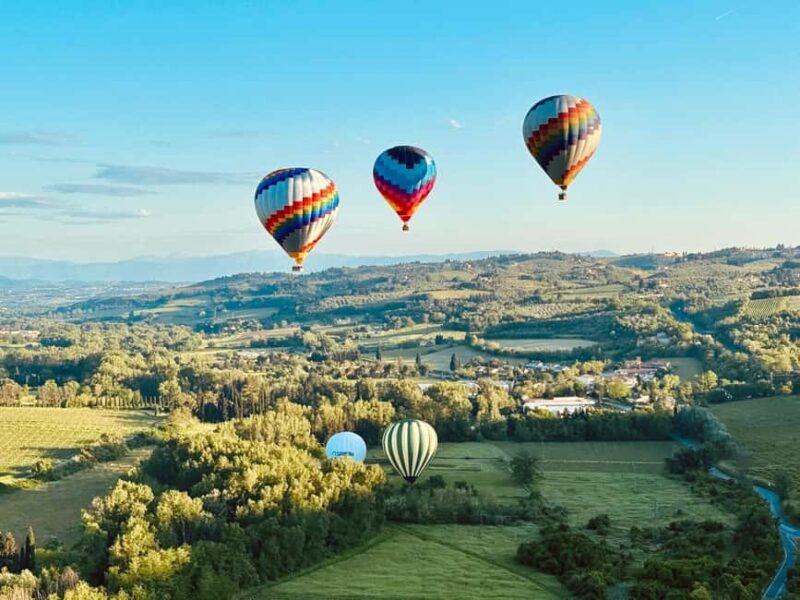 Hot air balloon flight in Tuscany from Chianti area - Experience a 3-Hour Hot Air Balloon Flight Over Tuscany’s Chianti Region