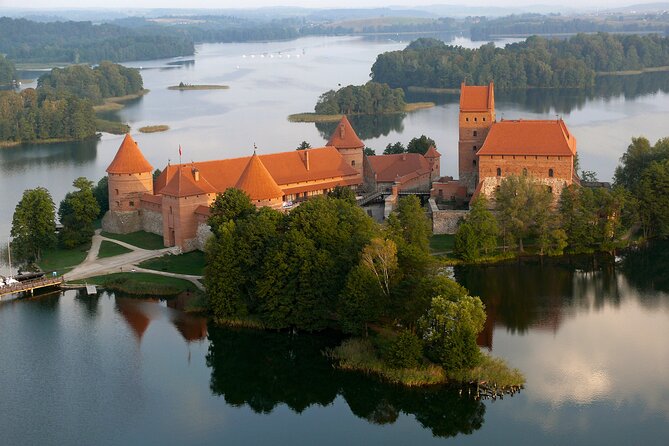 Hot Air Balloon Flight Over Trakai(transfer included) or Vilnius - The Trakai Castle as Seen from Above