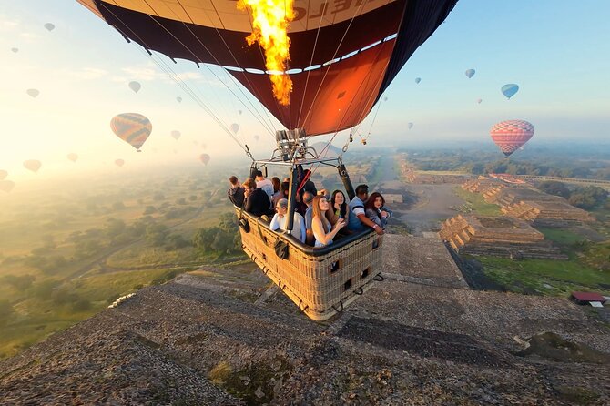 Hot Air Balloon Flight Teotihuacan With Pickup and Breakfast - Exploring the Archaeological Zone at Teotihuacan