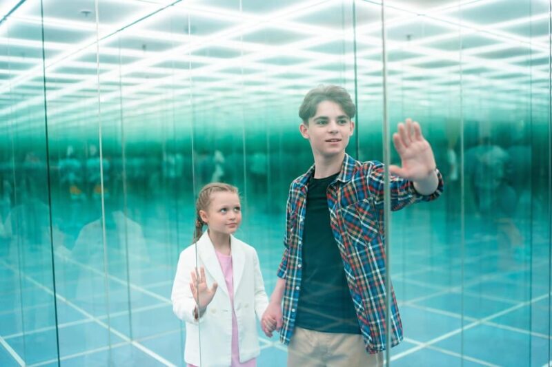 ''House Of Attractions'': Glass Maze Family Ticket 2+1 - Discover the Only Glass Maze in Poland in Krakows Old Town