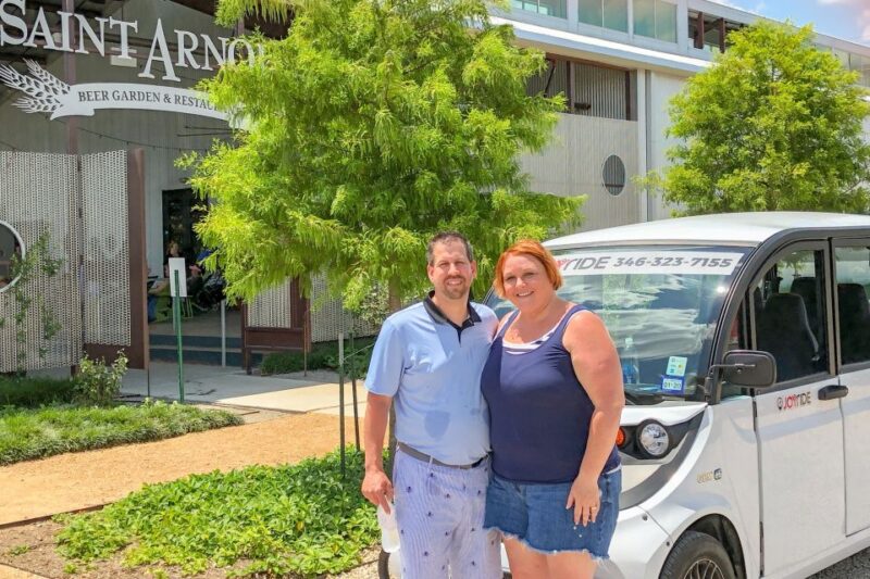 Houston: 2-Hour Downtown Brewery Tour by Electric Cart - Riding in an Electric Cart Through Downtown Houston