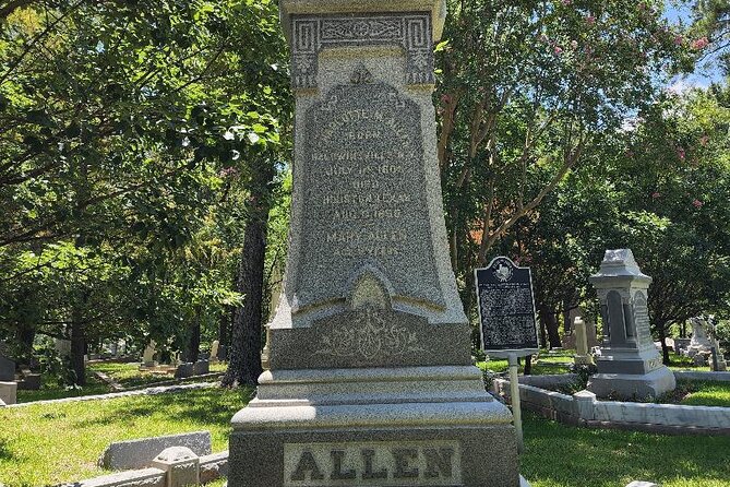 Houston Cemetery Tours - Discover Houston’s Historic Cemeteries with an Expert Guide