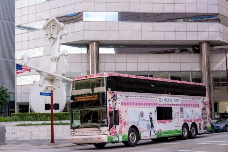 Houston: Tea Around Town® Afternoon Tea Bus Tour - Enjoy Premium Tea with Beautiful City Views