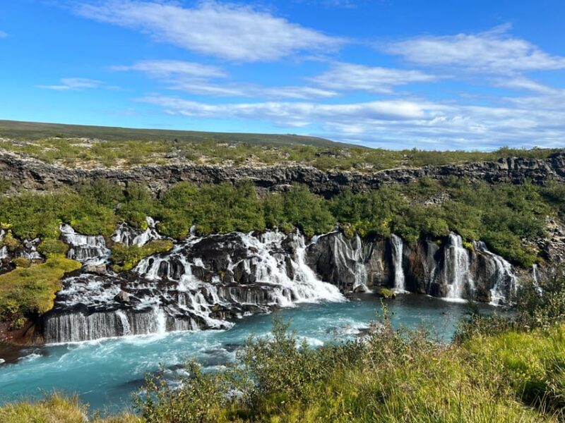 Hraunfossar, Barnafoss+Hvamsvik hot spring Private tour - Discover Iceland’s Waterfalls and Hot Springs with a Private Guide