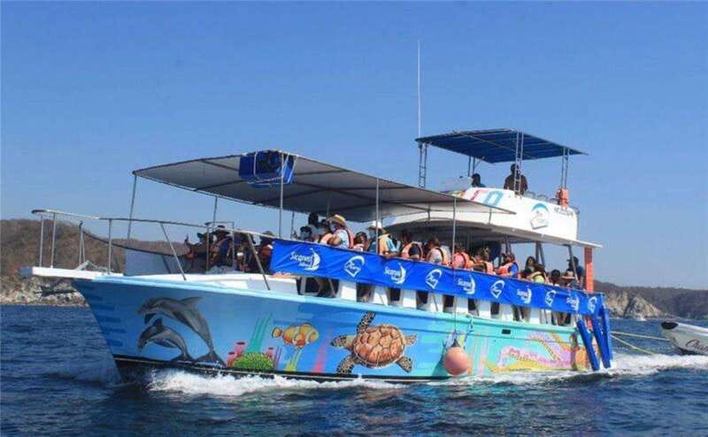 Huatulco: Huatulco Bays Tour - Snorkeling in Chachacual or India Beach