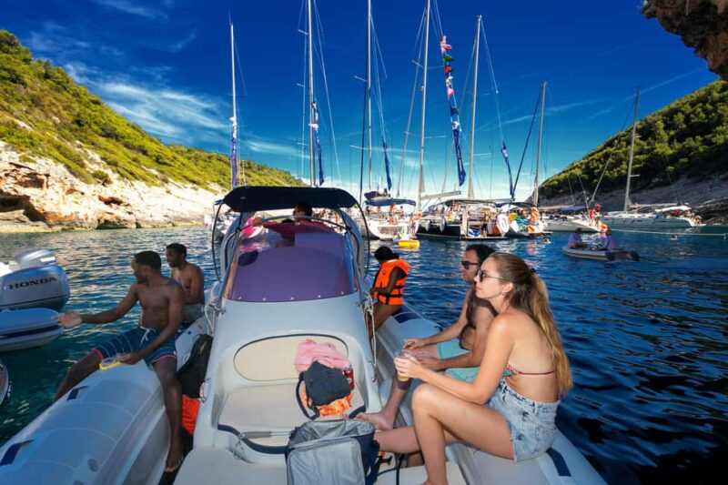 Hvar: Blue & Green Cave group Excursion from Hvar - The Spotlight: The Blue Cave on Bievo Island