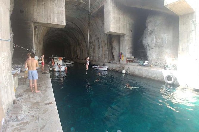 Hvar-Brac-Solta speedboat tour from Split or Trogir - Brac Island’s Hidden Sights: War Tunnels and Vela Planica Beach