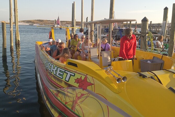 Hydro Rocket Dolphin Sightseeing Boat Tour from Destin - Stopping at Crab Island and Coastal Sightseeing