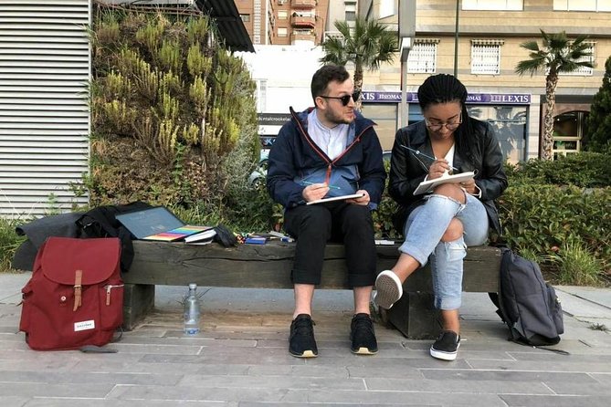 I DRAW Malaga: Art and Drawing Lesson - by OhmyGoodGuide! - Starting Point in Malaga: Meeting at the Colors Cube