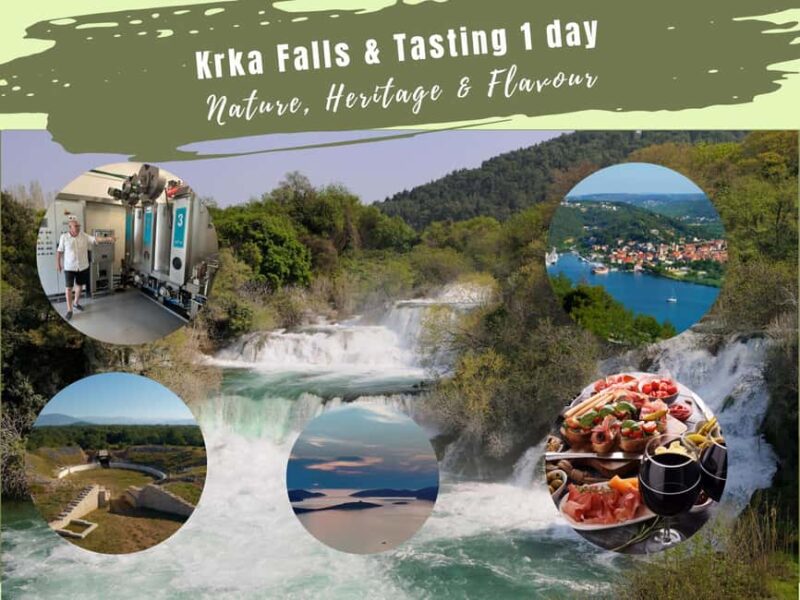 ibenik or Zadar: Krka falls, olive mill, oil & wine tasting - Combining Heritage and Resilience at a Croatian War Site