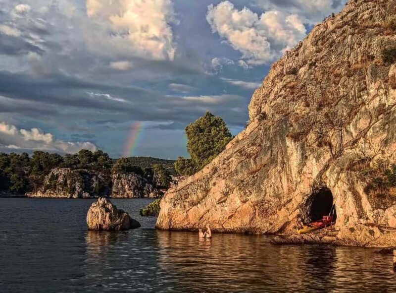 ibenik: Sea Kayaking Tour to St. Nicholas Fortress - Swimming and Relaxing at the Secret Beach