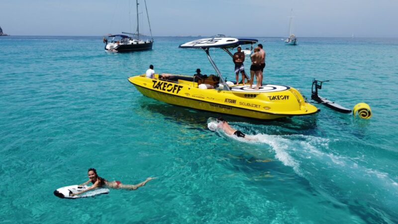Ibiza: Beach and Cave Boat Tour with Luxury Water Toys - Snorkeling and Relaxing in Ibiza’s Pristine Waters