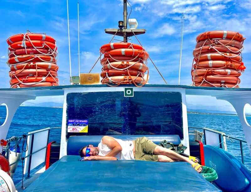 IBIZA excursión marítima Illetas con paella y bebidas - Returning to Ibiza with Pastries and Sunset Views