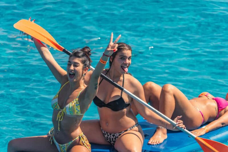 Ibiza: Formentera Trip with Paddle, Snorkel and Lunch - Lunch on Board: A Choice of Paellas and Fresh Salad