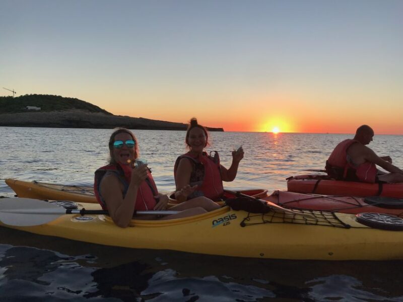 Ibiza: Sea Kayaking at Sunset and Sea Caves Tour - The Sunset Experience from the Sea