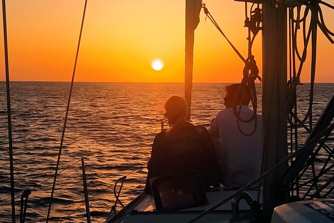 Ibiza sunset boat trip with appetizers and champagne, 6 guests - An Exclusive Ibiza Sunset Sail with Gourmet Snacks and Champagne