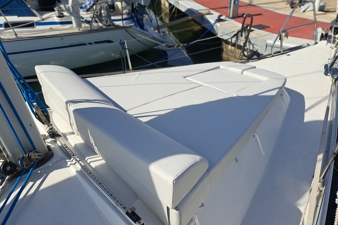 Ibiza sunset boat trip with appetizers and champagne, 6 guests - Starting Point and Ease of Access in San Antonio Bay